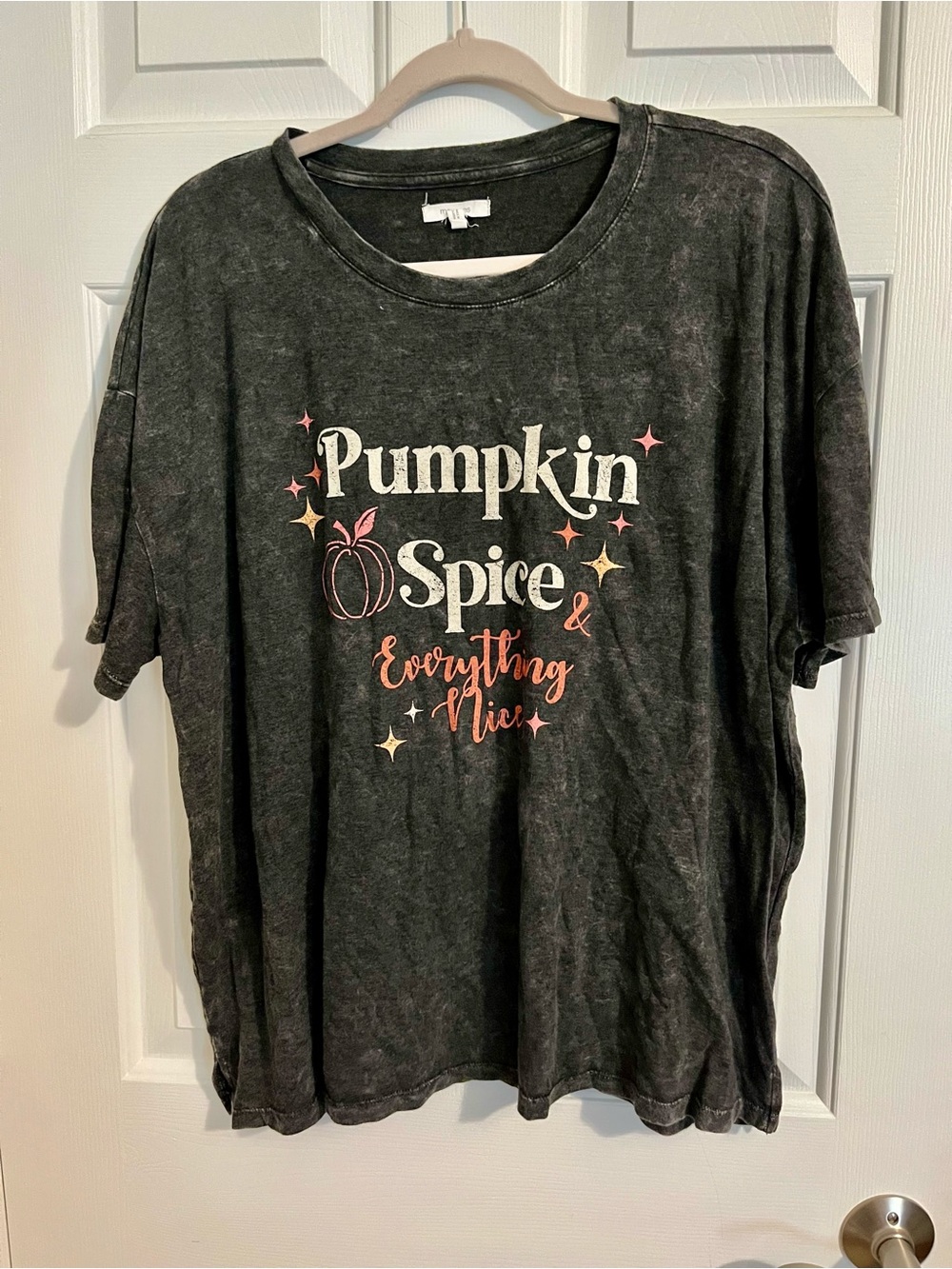 Maurices Black Graphic 'Pumpkin Spice & Everything Nice' Tee
